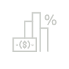 cfo services | Money with bar charts increasing in value